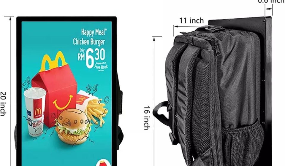 digital backpack advertising