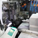 swiss type CNC lathe